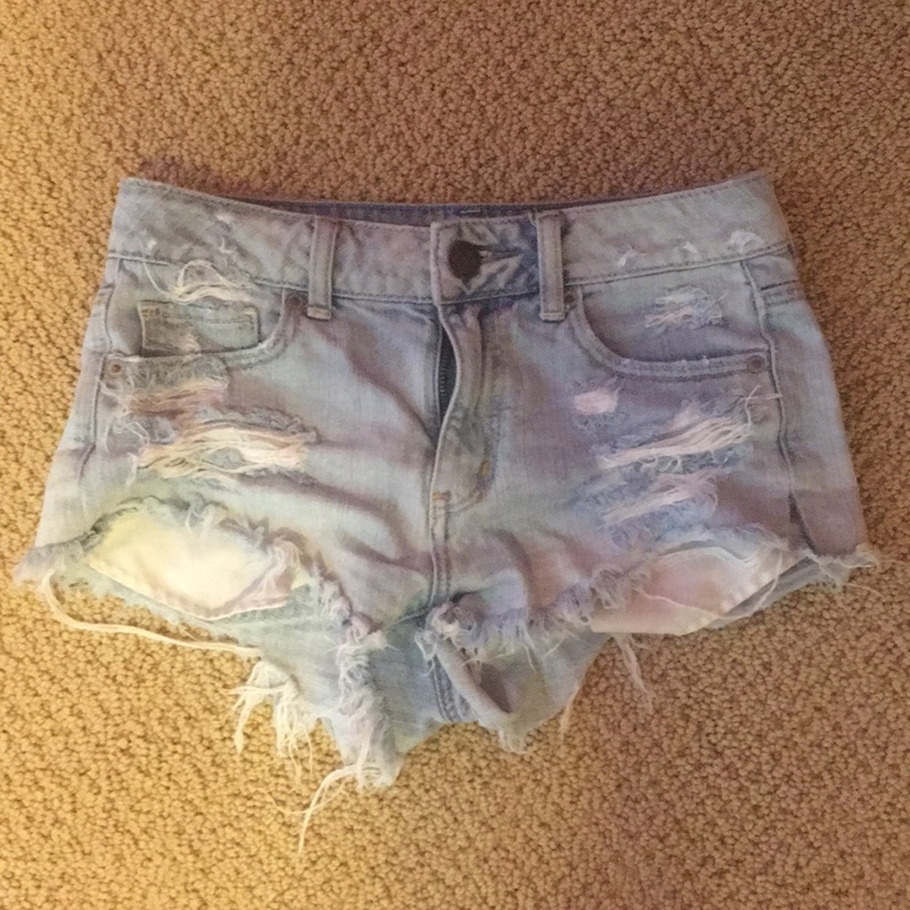 High rise shorts